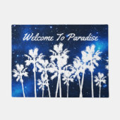 トロピカルパラダイスウェルカムマット ドアマット (正面)
