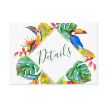 トロピカルパラダイスエキゾチック結婚バード詳細