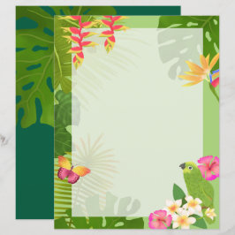 トロピカルパラダイスグリーン空白の