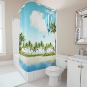 トロピカルパラダイスシャワーカーテン シャワーカーテン (インサイチュ)