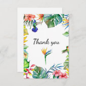 トロピカルパラダイステーマ サンキューカード (正面/裏面)