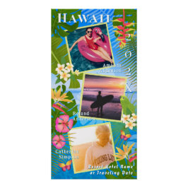 トロピカルパラダイストラベルメモリーフォトシー ポスター