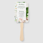 トロピカルパラダイストロピカル結婚フローラ ハンドファン (正面)