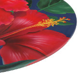 トロピカルパラダイスハイビスカスハワイアン カッティングボード (角)