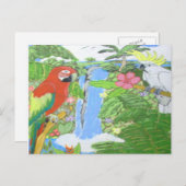 トロピカルパラダイスハガキ ポストカード (正面/裏面)