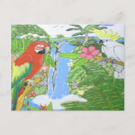トロピカルパラダイスハガキ ポストカード (正面)