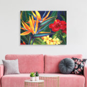 トロピカルパラダイスハワイアンキャンバスプリント キャンバスプリント (インサイチュ (リビング))