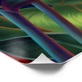 トロピカルパラダイスハワイアンフローラポスター ポスター (コーナー)