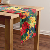 トロピカルパラダイスハワイアンフローラ垂直 ショートテーブルランナー (インサイチュ)