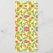 トロピカルパラダイスハワイアンフローラ結婚リース メニュー (裏面)