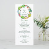 トロピカルパラダイスハワイアンフローラ結婚リース メニュー (スタンド正面)