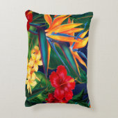 トロピカルパラダイスハワイアンフローラ アクセントクッション (裏面(縦))