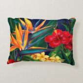 トロピカルパラダイスハワイアンフローラ アクセントクッション (裏面)