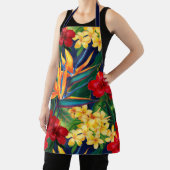 トロピカルパラダイスハワイアンフローラ エプロン (インサイチュ)