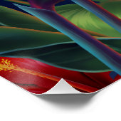 トロピカルパラダイスハワイアンフローラ ポスター (コーナー)