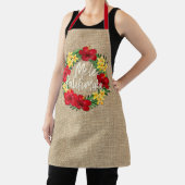 トロピカルパラダイスハワイアンホリデーリースバーラップ エプロン (インサイチュ)