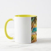 トロピカルパラダイスハンモックリトリート マグカップ (左)