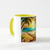 トロピカルパラダイスハンモックリトリート マグカップ (正面左)