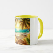 トロピカルパラダイスハンモックリトリート マグカップ (正面右)