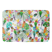 トロピカルパラダイスパームグリーン葉フローラバーズ バスマット (正面)