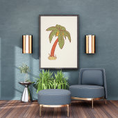 トロピカルパラダイスパームツリー フォトプリント           