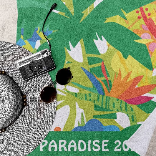 トロピカルパラダイスビーチタオル ビーチタオル