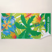 トロピカルパラダイスビーチタオル ビーチタオル (正面)