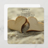 トロピカルパラダイスビーチパーム運命の運命 招待状 (正面/裏面)