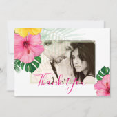 トロピカルパラダイスビーチ結婚式鮮やか花模様 (正面)