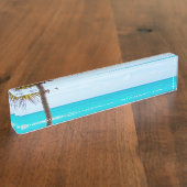 トロピカルパラダイスビーチ デスクネームプレート (側面)