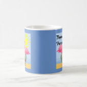 トロピカルパラダイスピンクフラミンゴクラシック – マグカップ (中央)