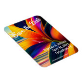 トロピカルパラダイスフラワーセーブ・ザ・デイト マグネット (右側)