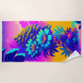 トロピカルパラダイスフローラ2 ビーチタオル (正面)