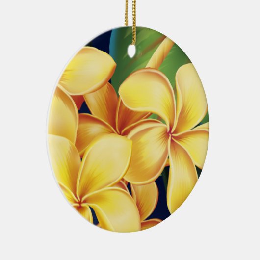 トロピカルパラダイスプルメリアオーナメント セラミックオーナメント (右)