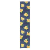 トロピカルパラダイスプルメリアハワイアン ショートテーブルランナー (正面)