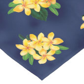 トロピカルパラダイスプルメリアハワイアン ショートテーブルランナー (コーナー)