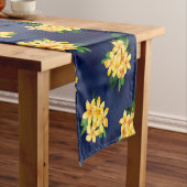 トロピカルパラダイスプルメリアハワイアン ショートテーブルランナー (インサイチュ)