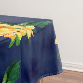 トロピカルパラダイスプルメリアハワイアン テーブルクロス (インサイチュ)