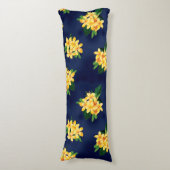 トロピカルパラダイスプルメリアハワイアン ボディピロー (正面縦)