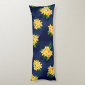 トロピカルパラダイスプルメリアハワイアン ボディピロー (裏面 (縦))