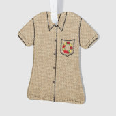 トロピカルパラダイスホリデーリースアロハシャツ オーナメント (正面)