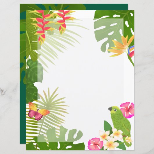 トロピカルパラダイスホワイト空白の (正面/裏面)