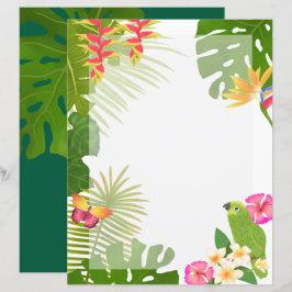 トロピカルパラダイスホワイト空白の