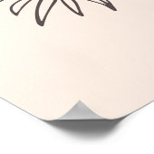 トロピカルパラダイスボタニカルアートボホウォールアート ポスター (角)