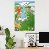 トロピカルパラダイスポスター ポスター (ホームオフィス)