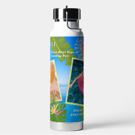 トロピカルパラダイスメモリーシーフォト ウォーターボトル