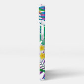 トロピカルパラダイスモノグラム名 iPhoneケース (左側面)