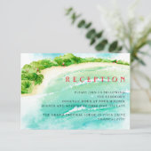 トロピカルパラダイス | デスティネーションウェディングの受付案内 エンクロージャーカード (スタンド正面)