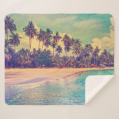 トロピカルパラダイス:海、ホテル、ビーチ。 シェルパブランケット (正面(横))