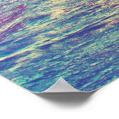 トロピカルパラダイス：海、ホテル、ビーチ。 ポスター (角)